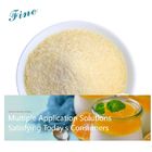 Polvere di gelatina pura gialla non aromatizzata per la pelle con ingredienti naturali al 100%.