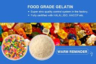 Stabilizzatore halal 20 della polvere della gelatina dell'alimento della pelle bovina commestibile di iso - 50mesh